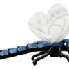 Dragonfly - Black Blue - Magnetic Brooch