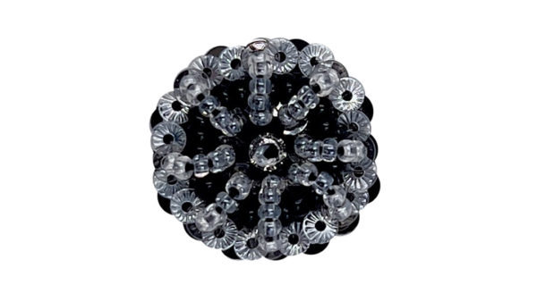 Marilyn – Black Crystal – Magnetic Brooch